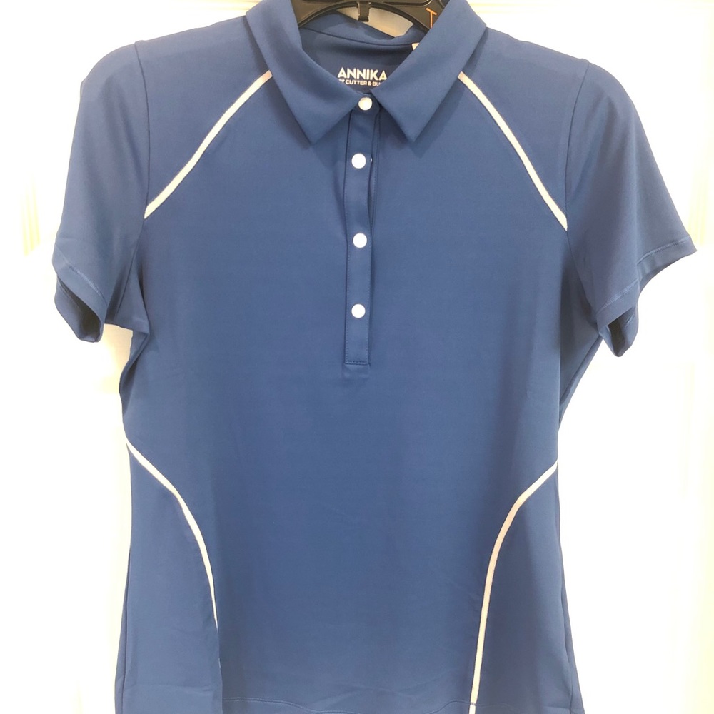 NWT royal blue polo activewear jersey shirt